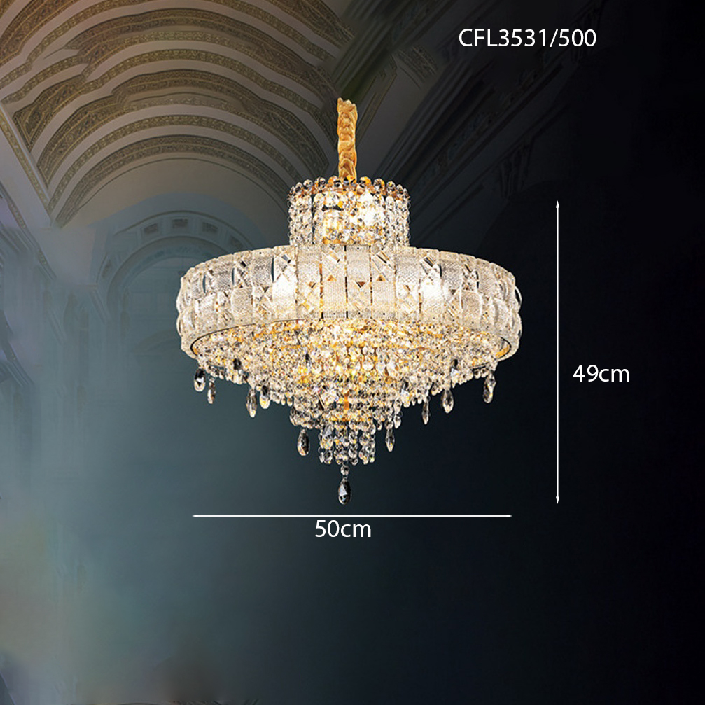 Đèn thả pha lê K9 cao cấp CFL3531/50