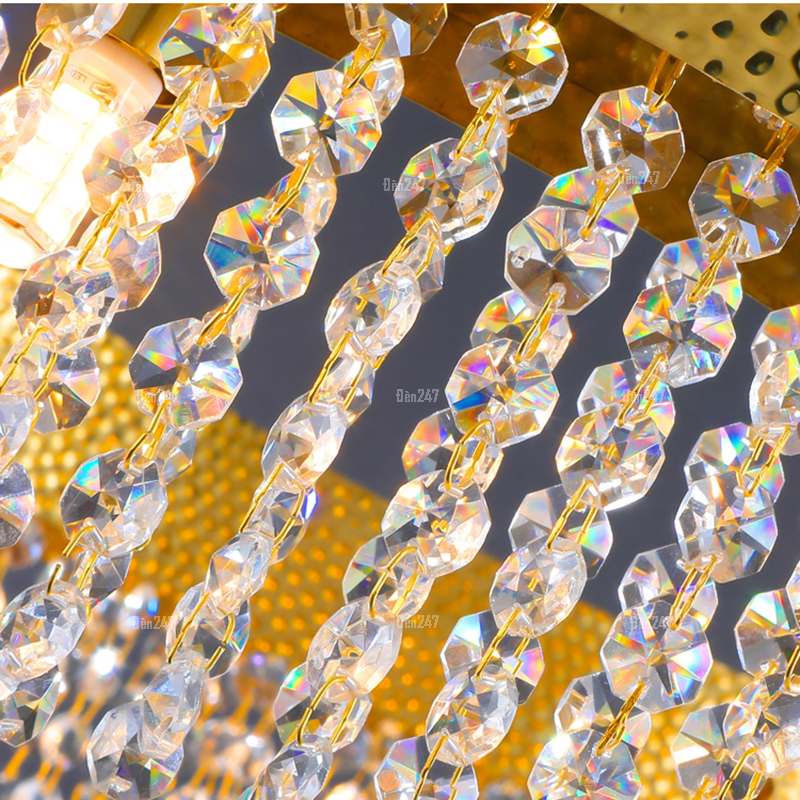 Đèn thả pha lê bàn ăn dài CFL99189