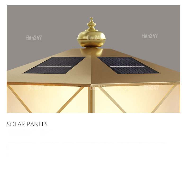 Đèn trụ cổng đồng gắn cổng chính TD2108