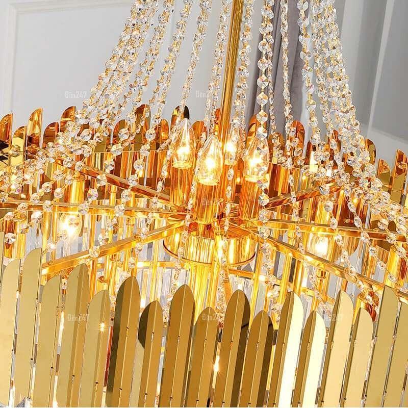 Đ&egrave;n thả trần pha l&ecirc; gắn biệt thự CFL2513