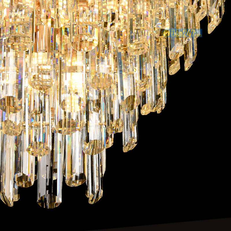 Đèn thả pha lê gắn trần bàn ăn dài CFL2822