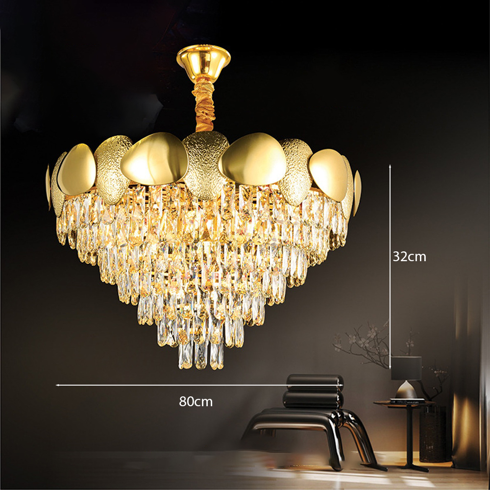 Đèn thả pha lê phòng khách chung cư CFL2827/800