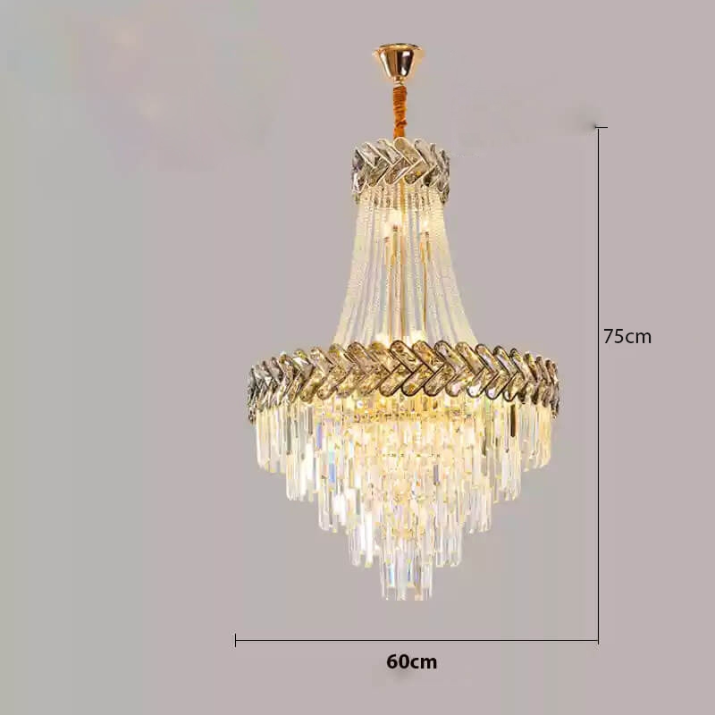 Đèn thả pha lê sảnh khách sạn CFL3526/600