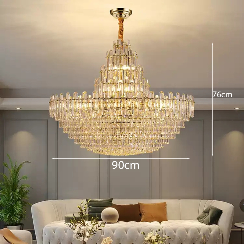 Đèn pha lê sang trọng phòng khách CFL3527/900