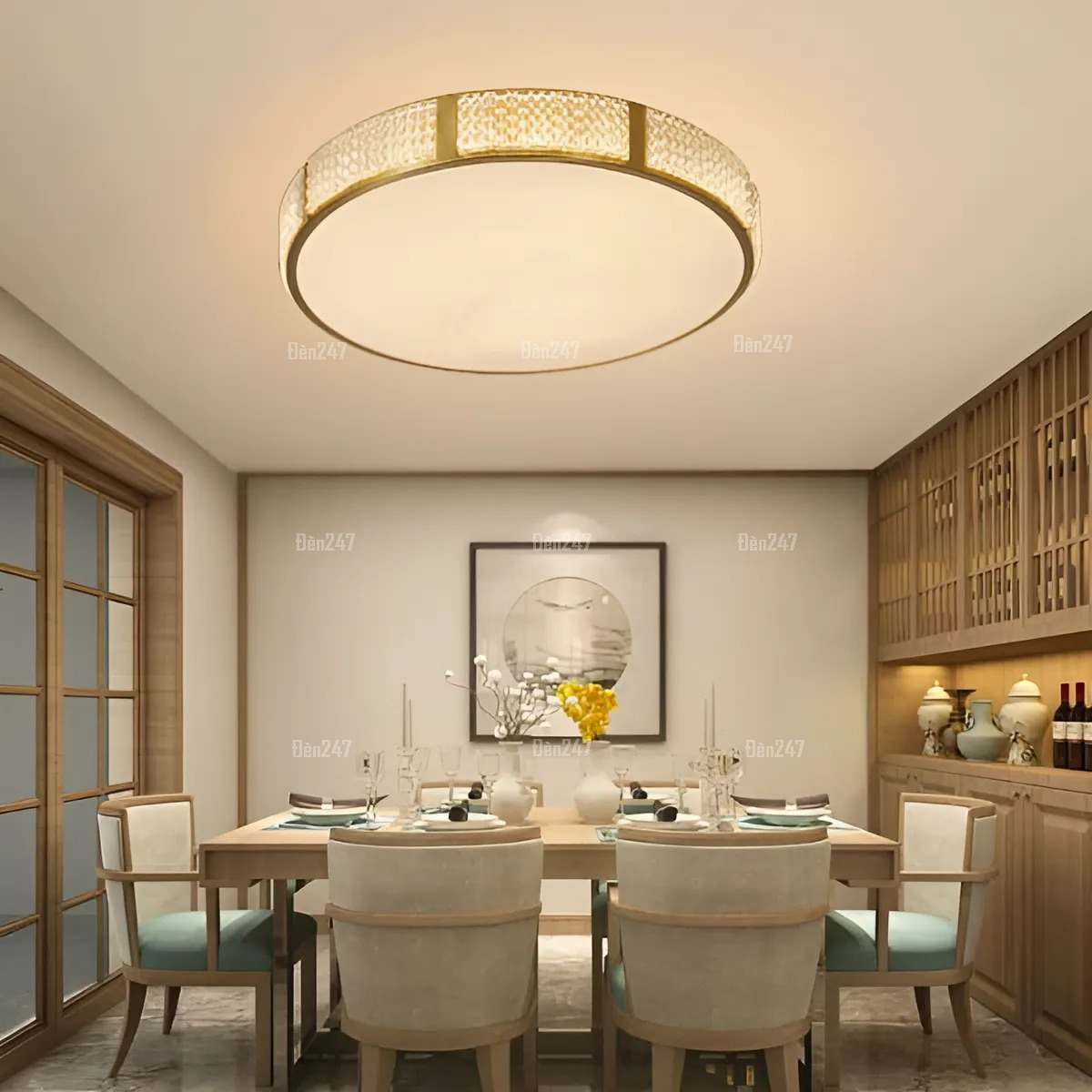 Đèn mâm gắn trần độ phòng ăn OD3107