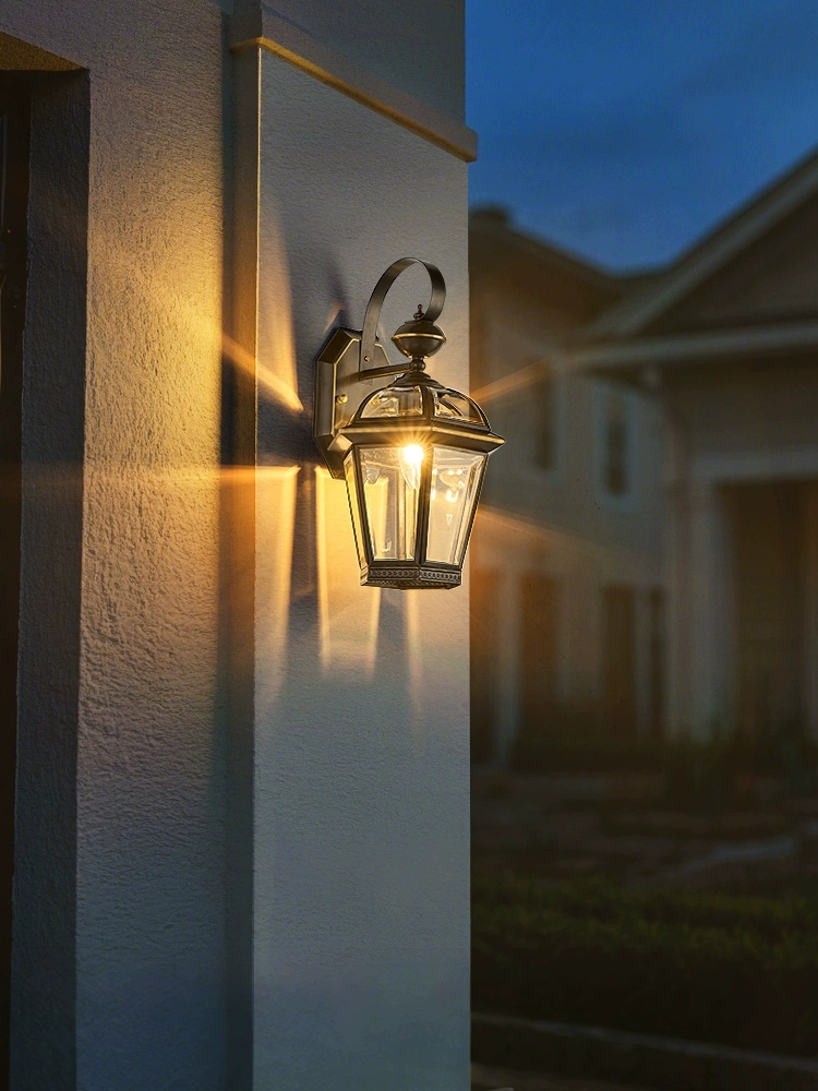 Đèn tường đồng đen ngoài trời VD6207