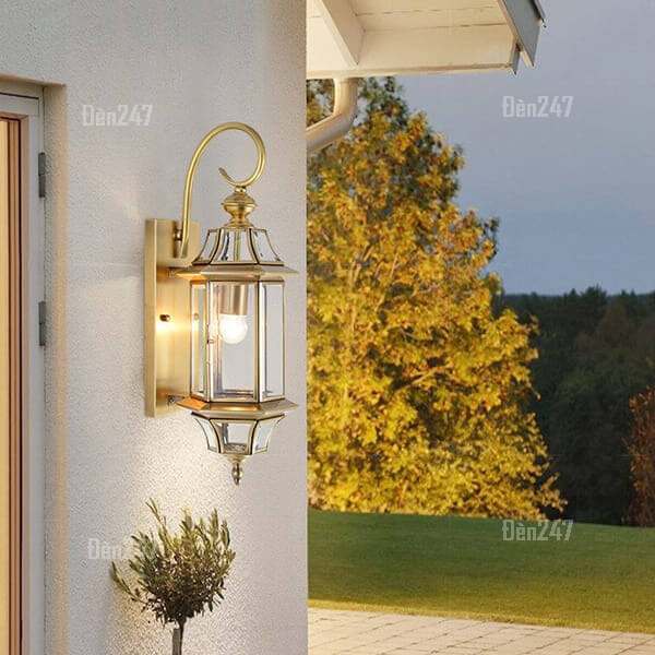 Đèn Tường Đồng Cỡ Nhỏ ngoài trời VĐ6008S